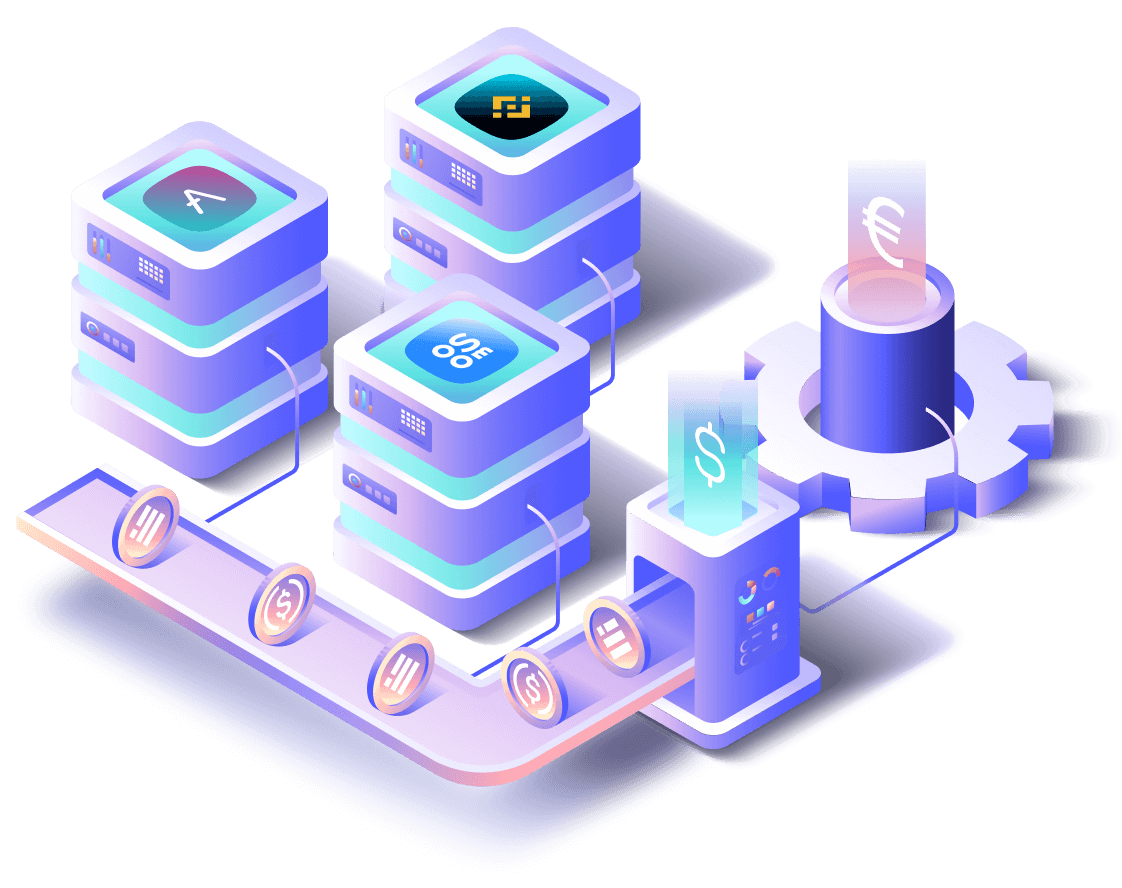 diagram of DeFi Earn crypto strategy at work